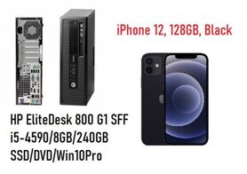 Rennowa HP EliteDesk 800 G1 SFF i5 4590 8GB 240GB SSD DVD Win10Pro Refurbished Apple iPhone 12 128GB Black